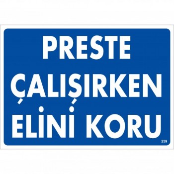 Preste Çalışırken Elini Koru
