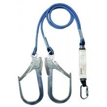 KA341 BA Şok Emici Çift Kol Statik Halatlı Büyük Alüminyum Kancalı 110'luk